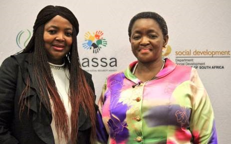 Former Sassa interim CEO Pearl Bhengu and former Social Development Minister Bathabile Dlamini.PHOTO: Twitter/@The_DSD
