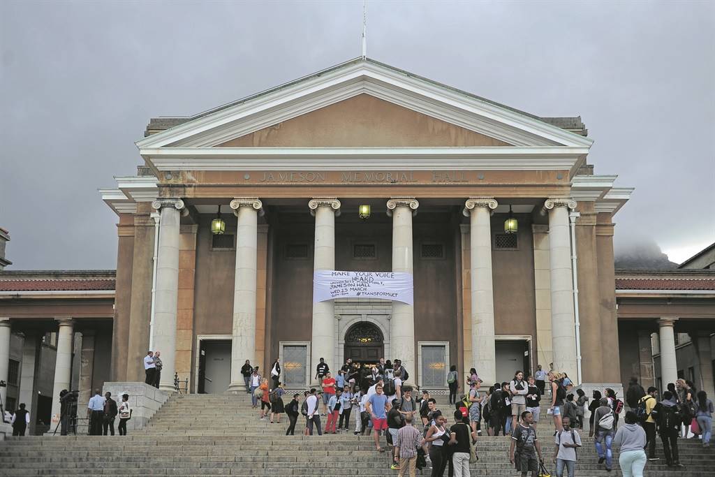 Die Sarah Baartman-saal op die Universiteit van Kaapstad (UK) se bo-kampus. Foto: Jaco Marais