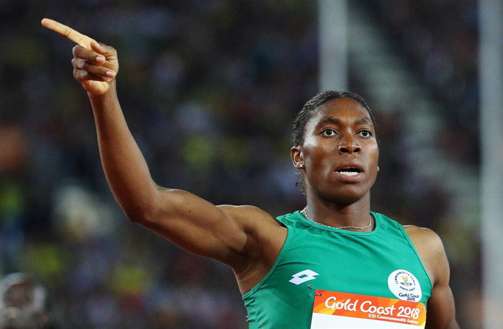 Caster Semenya wins gold in the 2018 Commonwealth Games women's 800m in April. Picture: Athit Perawongmetha/Reuters