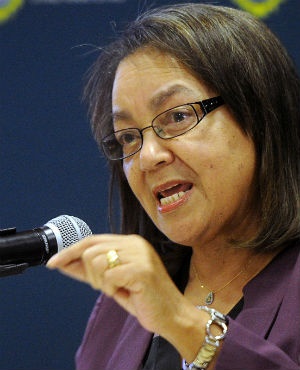 Public Works and Infrastructure Minister Patricia de Lille. Picture: Brenton Geach