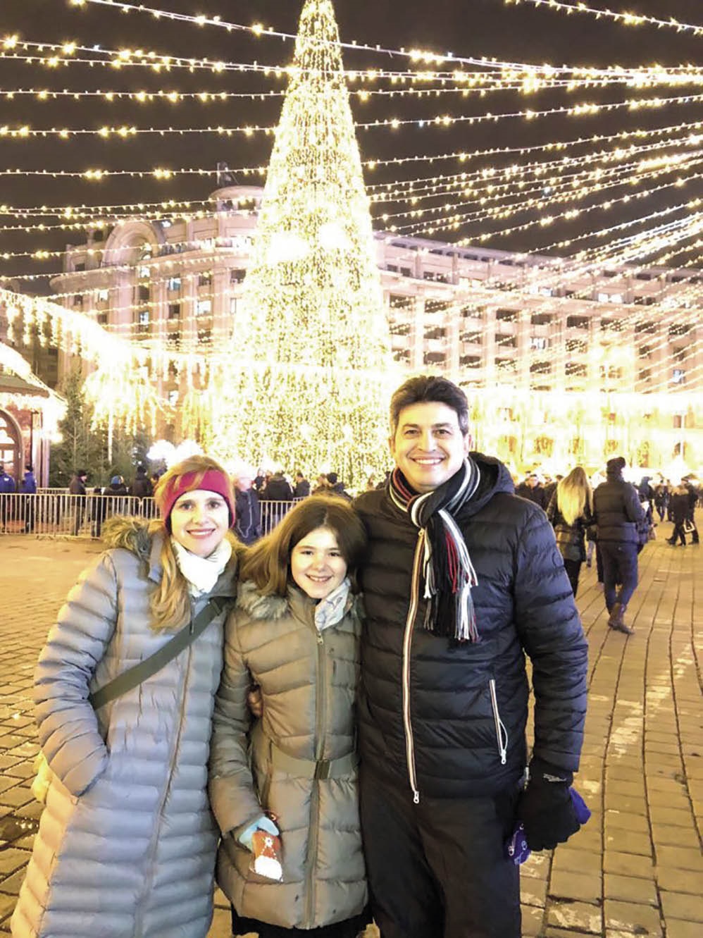 In die hart van Oos-Europa: Susanne (43), Abby (12) en Schalk (45) Opperman.