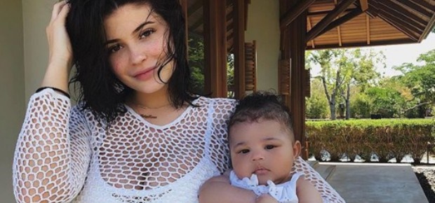 Kylie Jenner and baby Stormi. (Screengrab: Instagram/@kyliejenner)