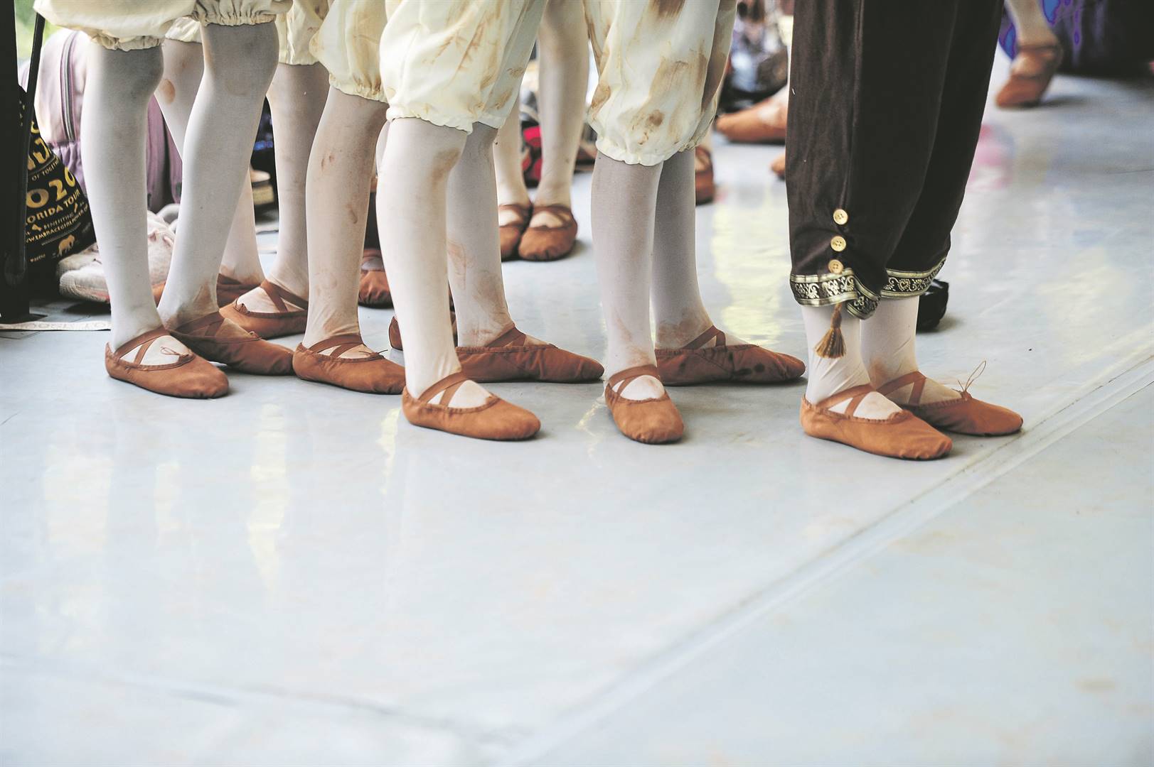Tiny feet, big potential Children line up for rehearsals at the Joburg Ballet schoolPHOTOs: Rosetta Msimango