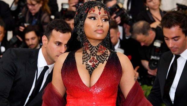 Nicki Minaj pictured at the Met Gala which took place on May 7 in New York