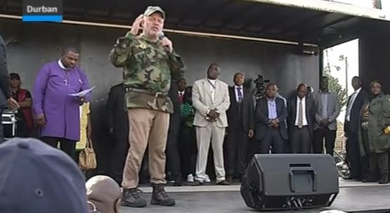 Carl Niehaus addresses Zuma as "one of the greatest commanders"
of MK

