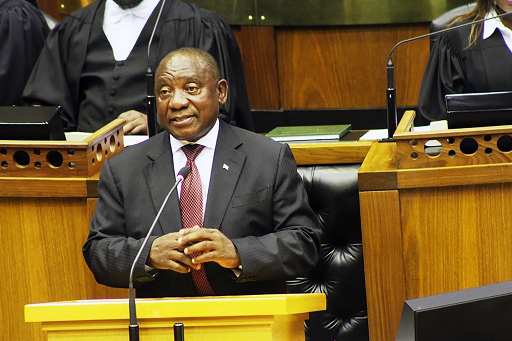 President Cyril Ramaphosa will answer questions from MPs this afternoon. Picture: Lindile Mbontsi