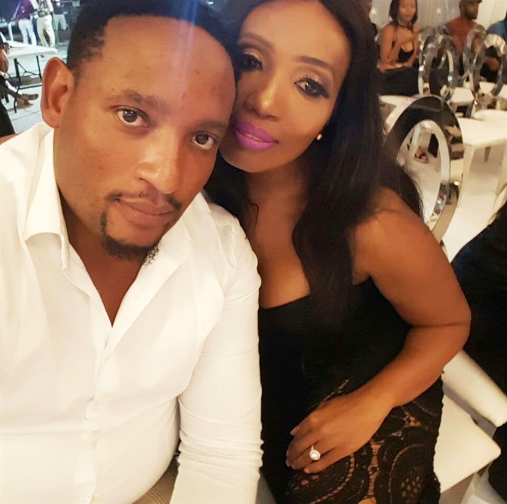 Sophie Ndaba and her new man Max.