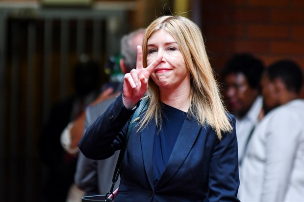 <p><em>Karyn Maughan during the private prosecution matter against Adv Billy Downer and News24 Journalist Karyn Maughan at the Pietermaritzburg High Court on 10 October 2022.</em></p><p><em>(Photo by Gallo Images/Darren Stewart)</em></p>