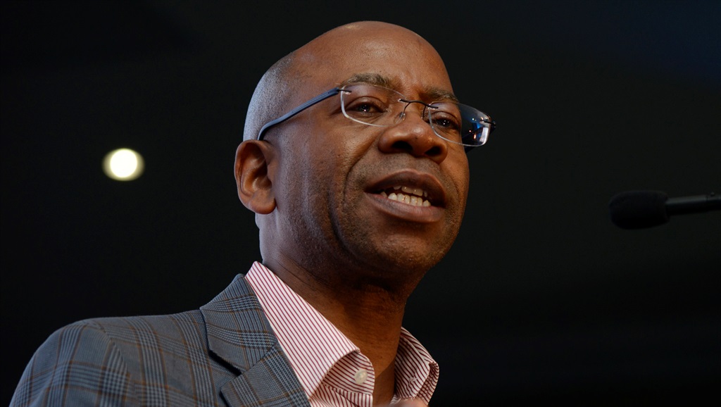 Bonang Mohale, CEO of Business Leadership South Africa, speaking at the Trialogue Business in Society Conference at the Wanderers, Johannesburg. Picture: Brett Eloff