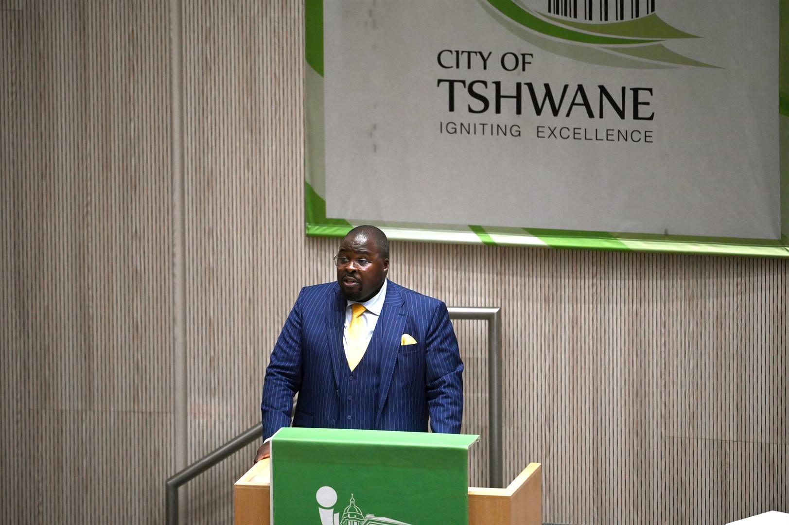 City of Tshwane councillors paid tribute to the late former mayor Murunwa Makwarela on Thursday, but it was not without howling at each other. (Deaan Vivier/Gallo Images)