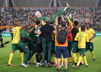 Afcon 2023 | ‘I’m proud to be the coach of this team’: Broos pays tribute to exhausted Bafana