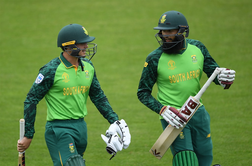 Quinton De Kock (left) and Hashim Amla (right) open the batting for the Proteas.
Photo: Getty Images