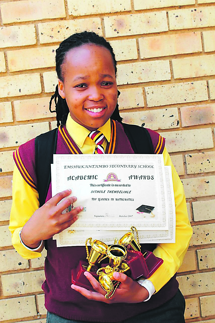Encouragement and support helped get Thembelihle into university.Photo by  Kopano Monaheng