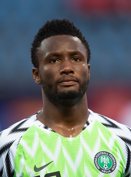 JOHN OBI MIKEL of Nigeria during the 2019 Africa Cup of Nations 