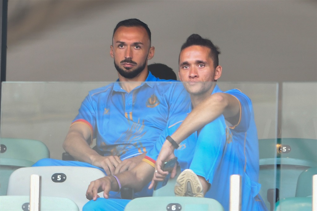 Samir Nurkovic (left) is still yet to play for Royal AM and is set to leave at the end of this month