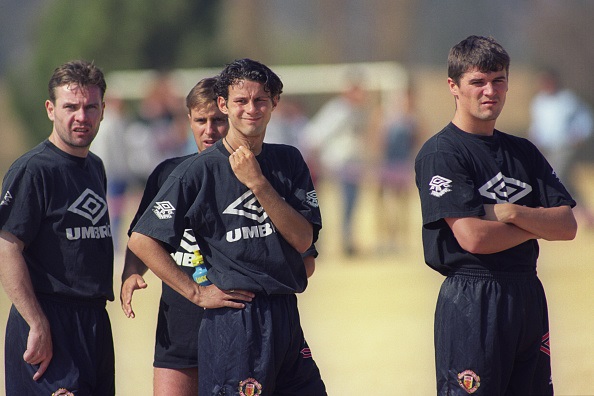 Manchester United in Johannesburg, 1993.