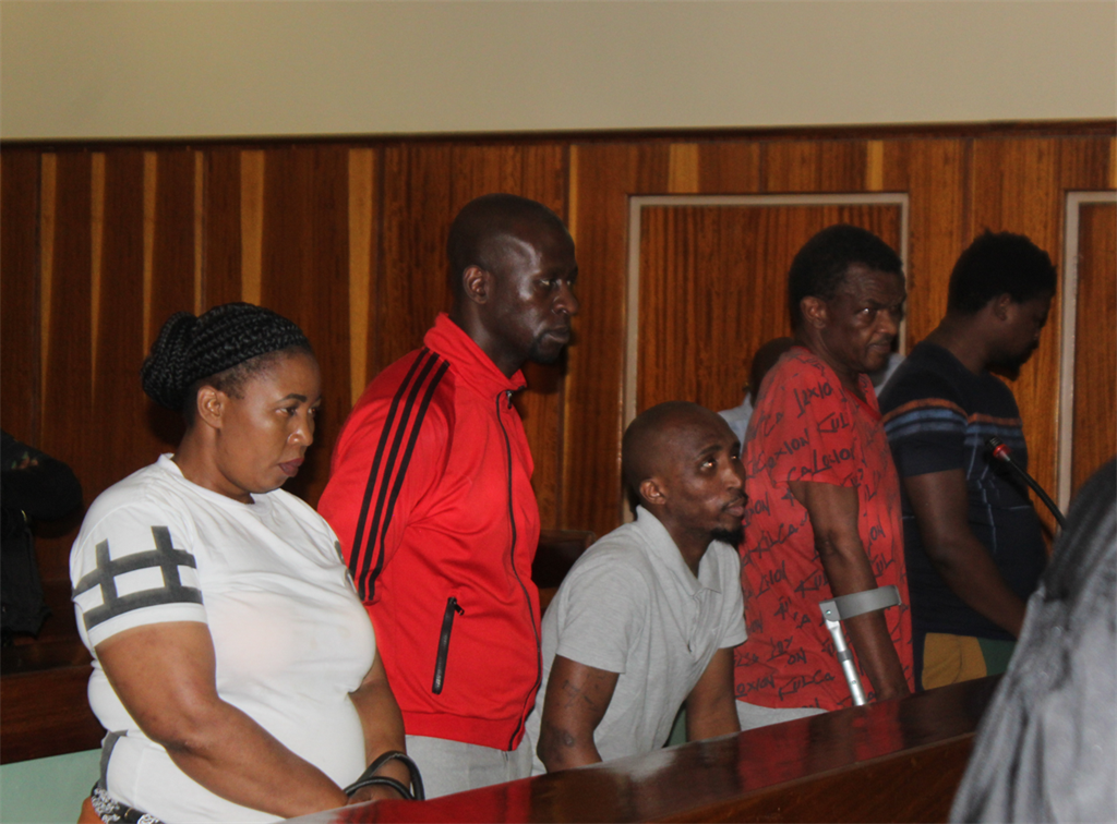 Four of the five suspects accused for the murder of Bontle Mashiyane have been denied bail.  Photos by Bulelwa Ginindza 
