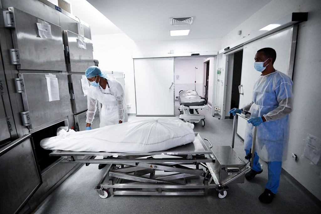 Western Cape health officials say by the end of the 2023/24 financial year, 313 bodies had yet to be identified. (Alain Jocard/AFP)