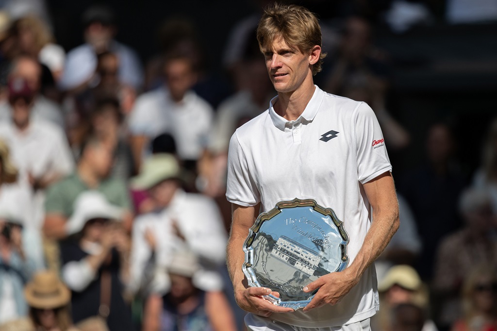 Kevin Anderson at the men's Wimbledon finals. Picture: Jed Leicester/Aeltc 