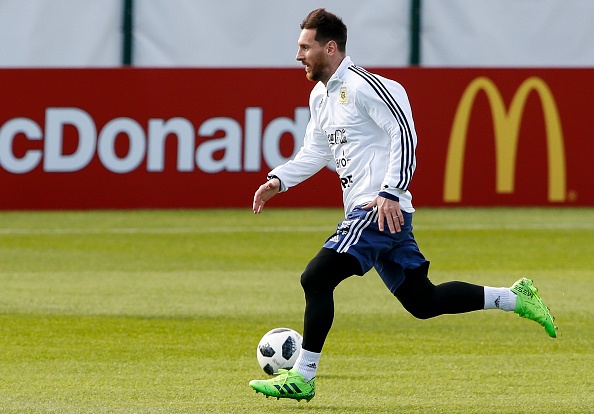 Lionel Messi of Argentina 