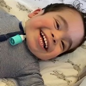 This little fighter has spent his entire life in hospital but after nearly three years he's ready to go home