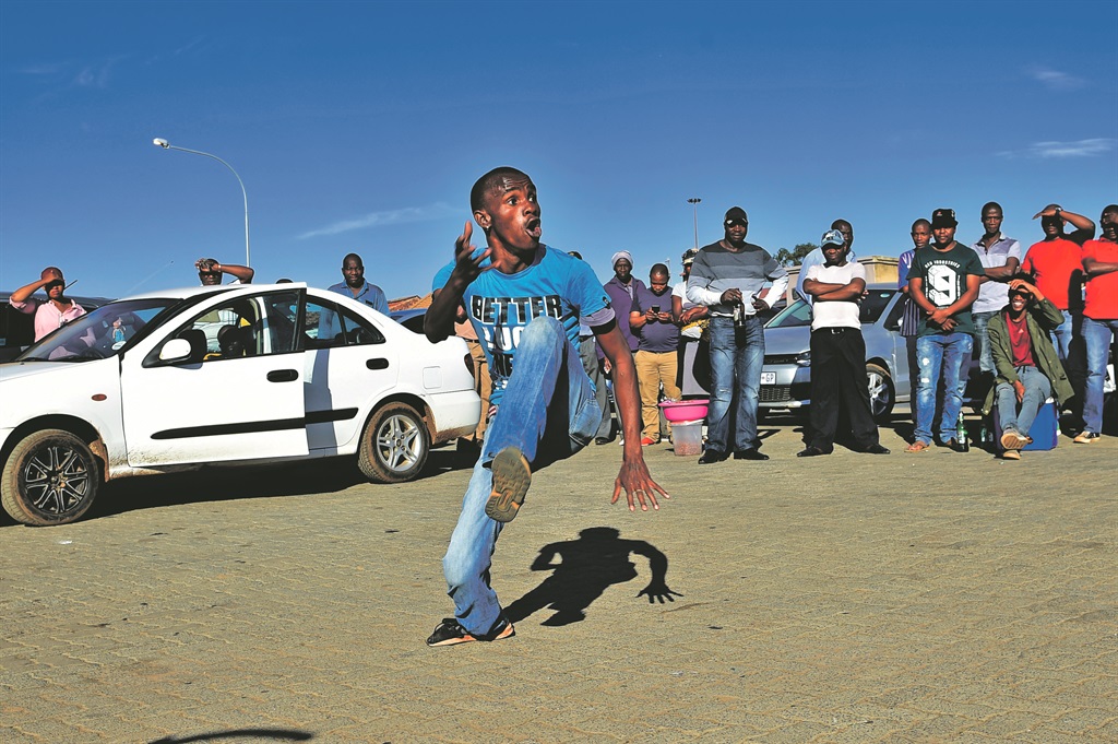 Tlhoriso Malema (right) embraces his Pedi culture. Photo by Noko Mashilo