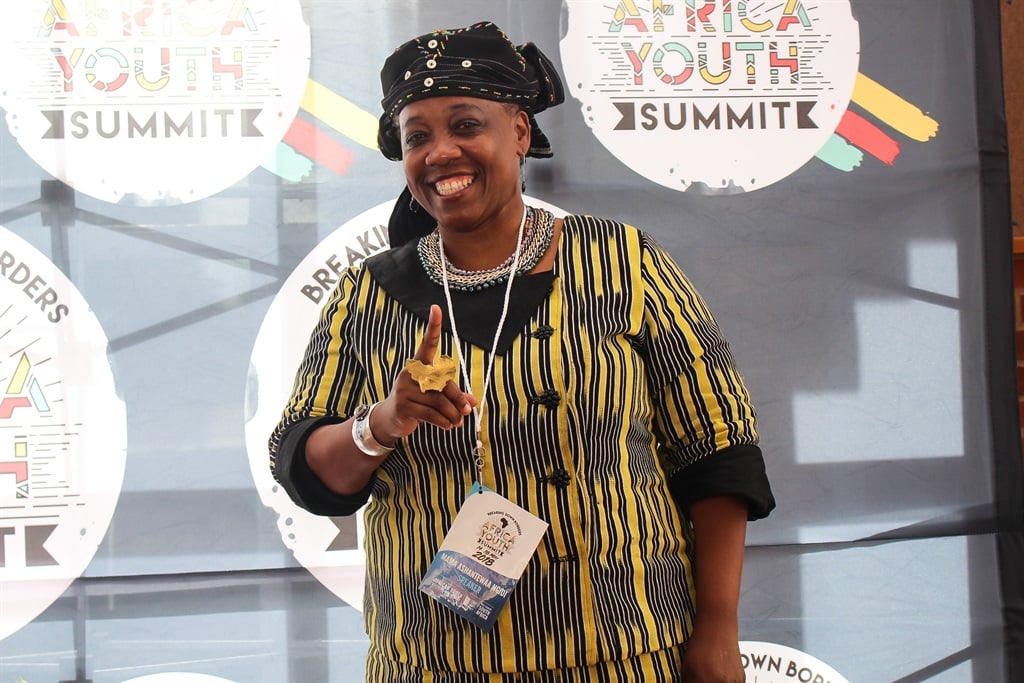  Yaa-Ashantewaa Archer Ngidi gave the opening ceremony address at the Africa Youth Summit conference. She is a facilitator, motivational speaker, Afrikan history educator and lecturer born to Ghanaian parents. Picture: Supplied.