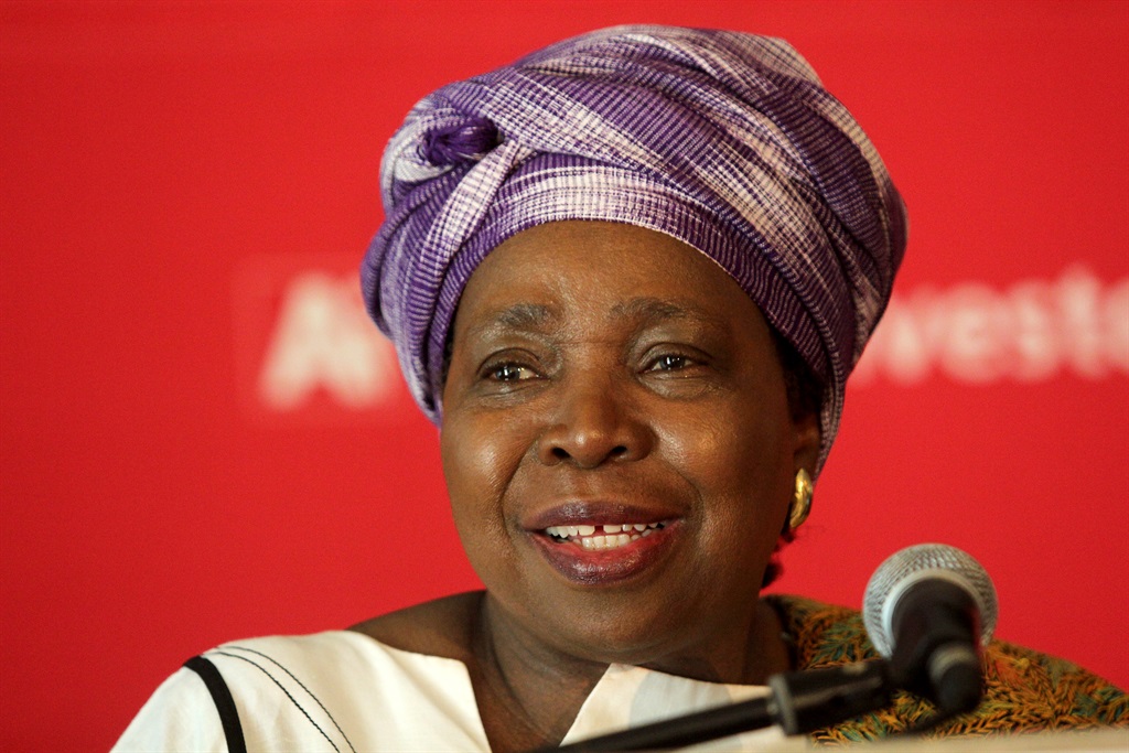 Minister in the Presidency for the National Planning Commission for Policy and Evaluation Dr Nkosazana Dlamini Zuma Picture: Danielle Karallis