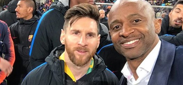 Lionel Messi, Arthur Mafokate (Photo: Instagram/Arthur Mafokate)