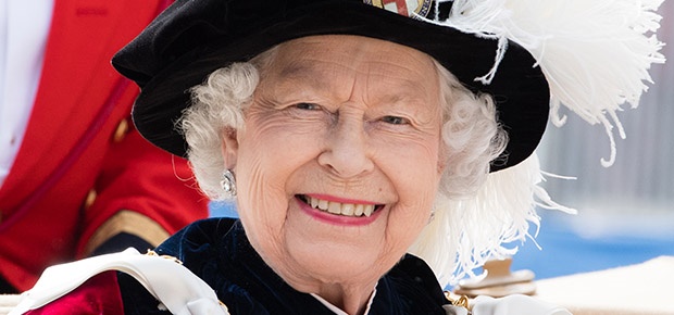  Queen Elizabeth II attends the Order of the Garter Service at St George's Chapel. (Getty Images)