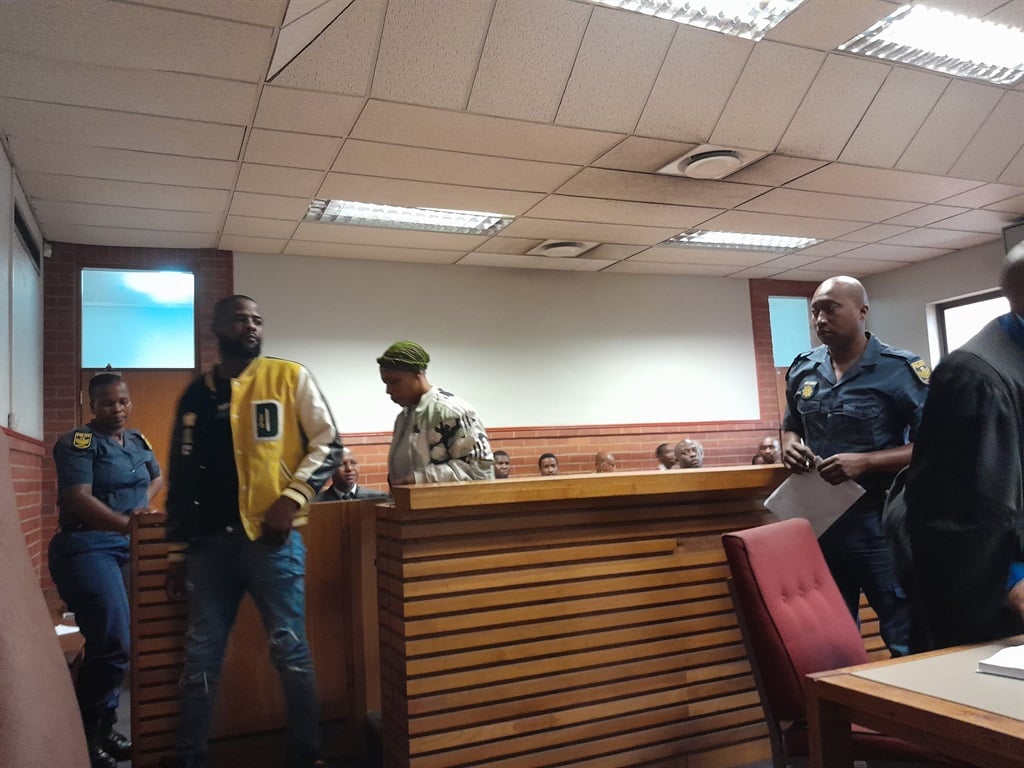 Senzo Cele and Wendy Mbatha appeared in the Pinetown Magistrates Court.  Photo by Mbali Dlungwana 