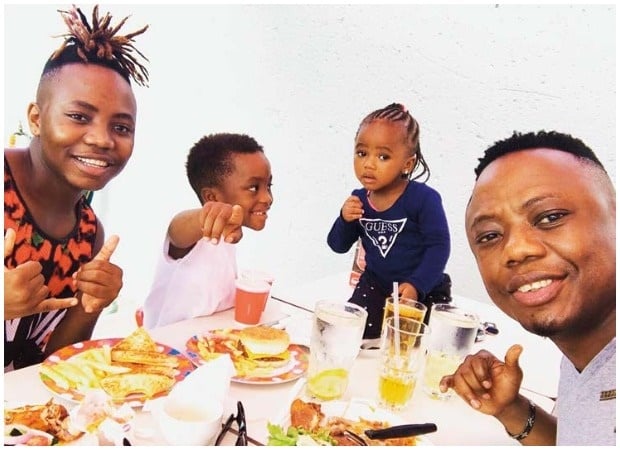 DJ Tira with his family. (Photo: Thembisile Makgal