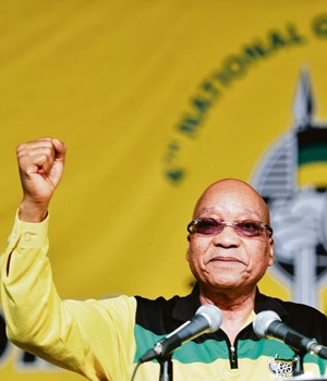 President Jacob Zuma at the ANC’s National General Council in Midrand. Picture: Elizabeth Sejake