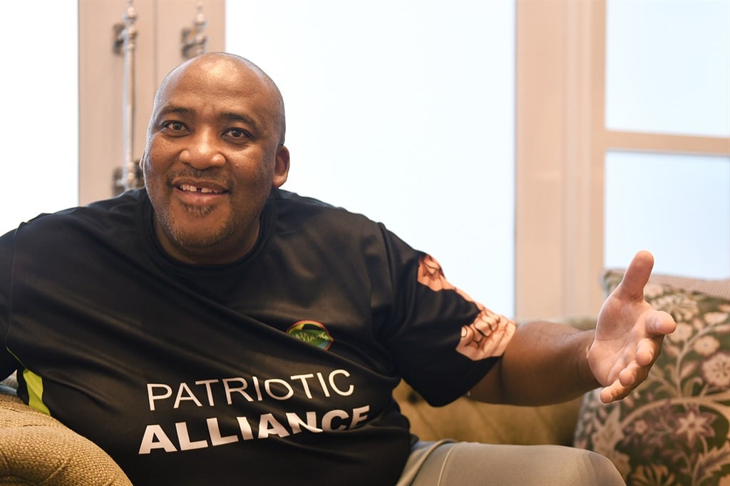 Patriotic Alliance (PA) leader Gayton McKenzie launched an attack on the DA. (Edrea du Toit/Gallo Images/Rapport)