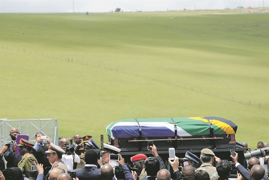 Nelson Mandela’s funeral in Qunu in December 2013. Picture: Felix Dlangamandla