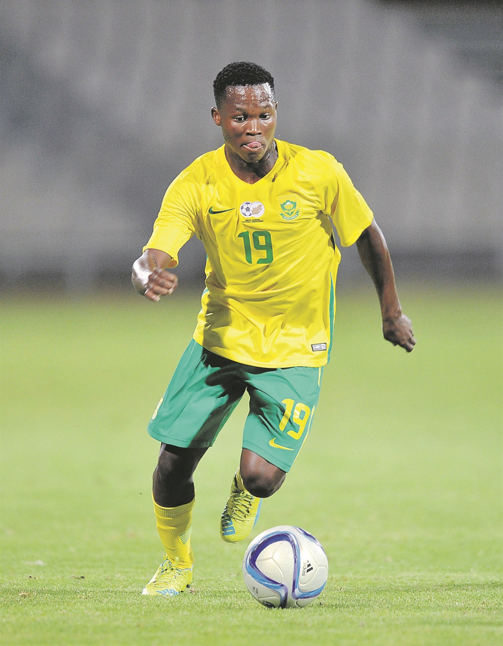 Amajita star Kobamelo Kodisang is expected to lead by example today.       Photo by     Backpagepix