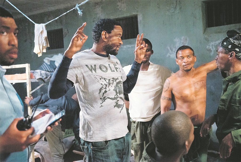 On set: Accused film maker Khalo Matabane on the set of his movie, The Number, the release of which is now in jeopardy. Picture: variety.com