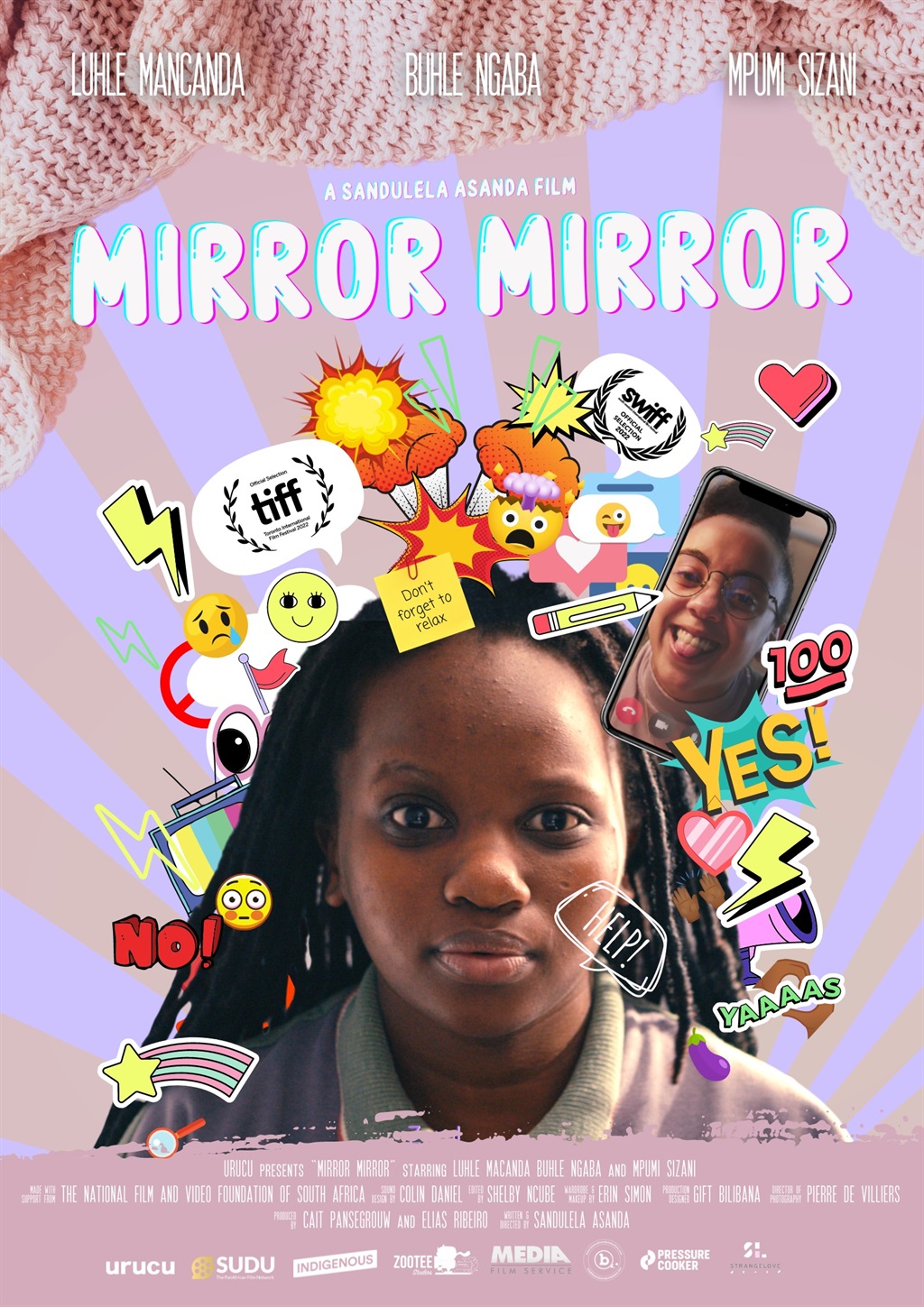 Mirror Mirror will be presented at this year's Joburg Film Festival, which is said to be one of the top five festivals in the entire continent