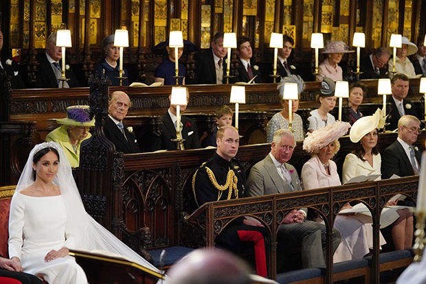 An empty seat at the royal wedding