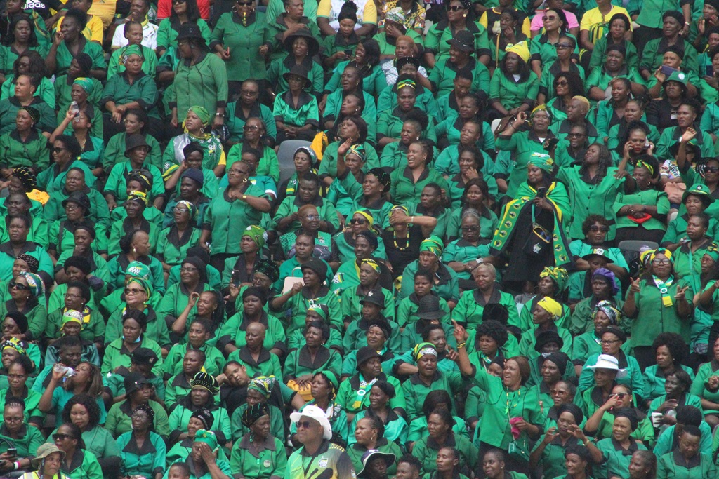 Members of the ANC Women's League turned up in large numbers at Mbombela Stadium. Photos by Bulelwa Ginindza