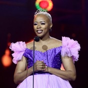 Women stand side-by-side at the Basadi In Music inaugural awards