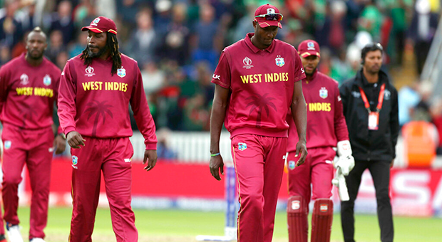West Indies' Jason Holder and Chris Gayle (AP)
