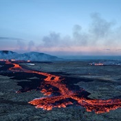 WATCH | Lava spews into fishing town after volcano erupts in Iceland