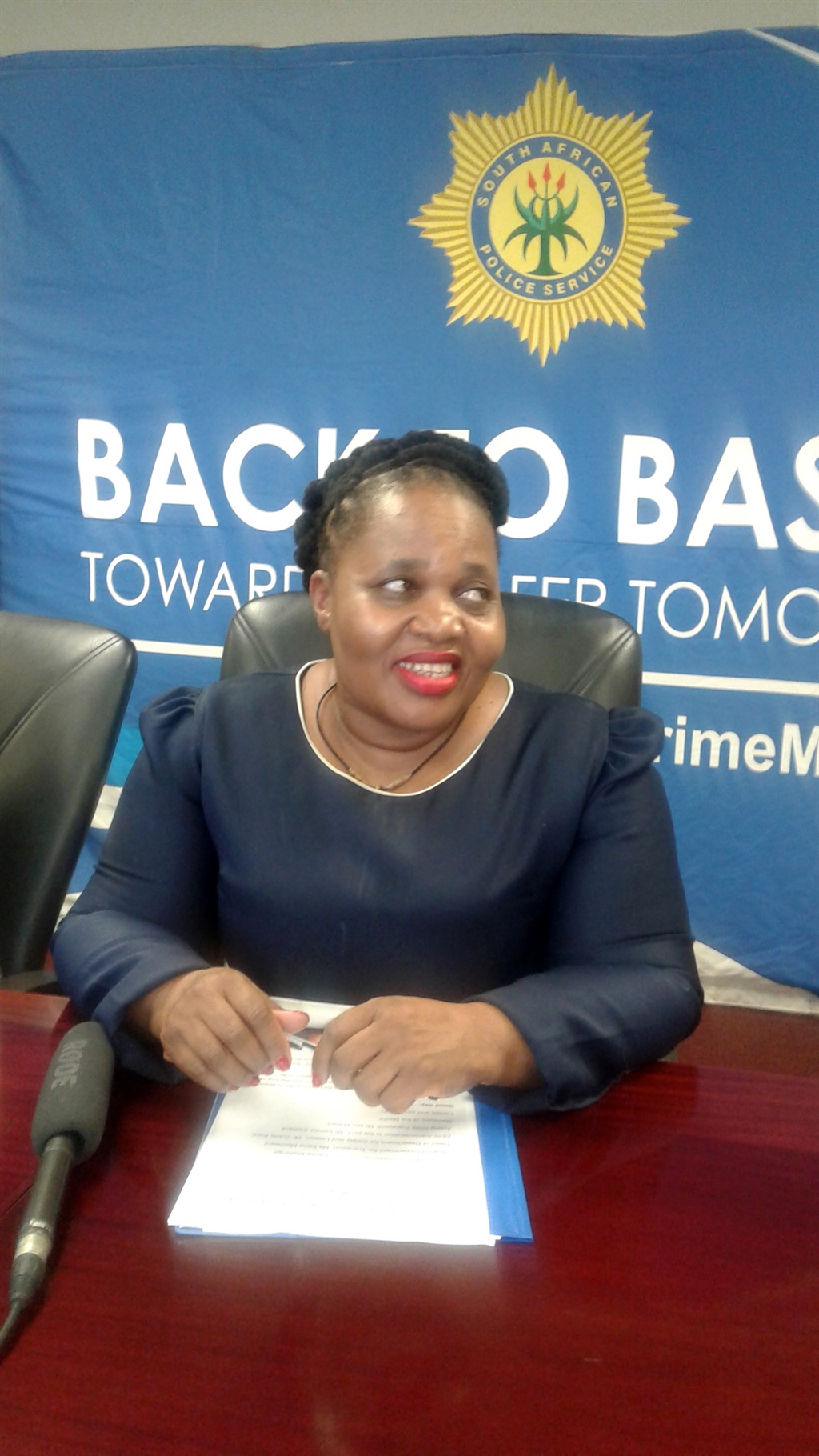 Eastern Cape MEC for Transport, Safety and Liason Weziwe Tikana during media briefing of taxi violence around OR Tambo region. Photo by Mbulelo Sisulu