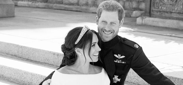The Duke and Duchess of Sussex on their wedding day. (Photo: Alexi Lubomirski/Kensington Palace/AP)