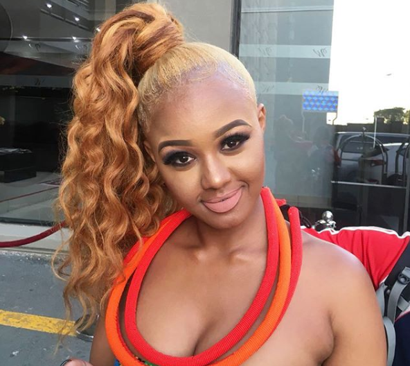 Babes Wodumo's father feels her daughter was "cought off guard" by Masechaba. Photo: Instagram