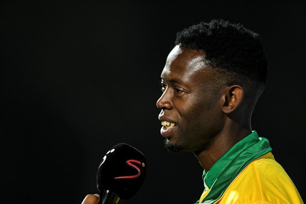 DURBAN, SOUTH AFRICA - OCTOBER 18: Vusumuzi Vilakazi, coach of Golden Arrows FC during the DStv Premiership match between Golden Arrows and Orlando Pirates at Princess Magogo Stadium on October 18, 2022 in Durban, South Africa. (Photo by Darren Stewart/Gallo Images)
