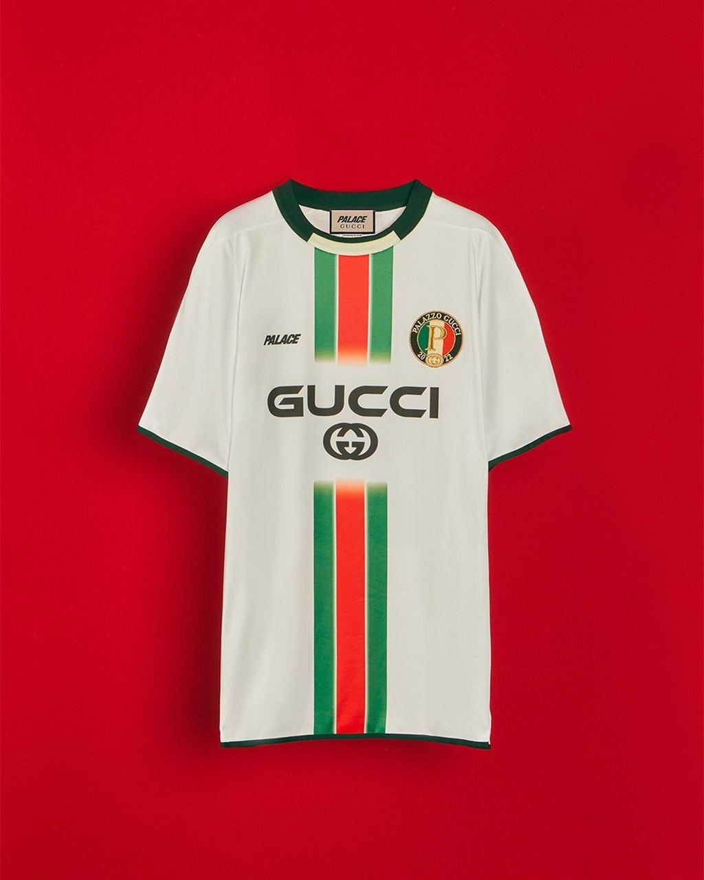 Contrast Detail Gucci Vintage Football Jersey