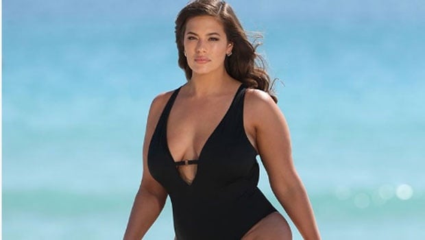Ashley Graham shows off her baby bump in size-inclusive swimwear