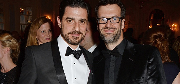 Alexis Conran and Marcus Brigstocke, hosts of The Joy of Techs. (Photo: Getty Images)